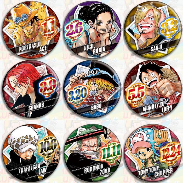 Model Kit Luffy - ชุดเข็มกลัดอนิเมะวันพีซ สินค้าลิขสิทธิ์แท้ คอลเลคชั่นวันเกิดปี 2020 ลูฟี่ โซโล