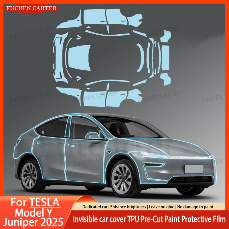 Paint Model Kit - ฟิล์มกันรอยรถยนต์แบบใส TPU สำหรับ Tesla Model Y