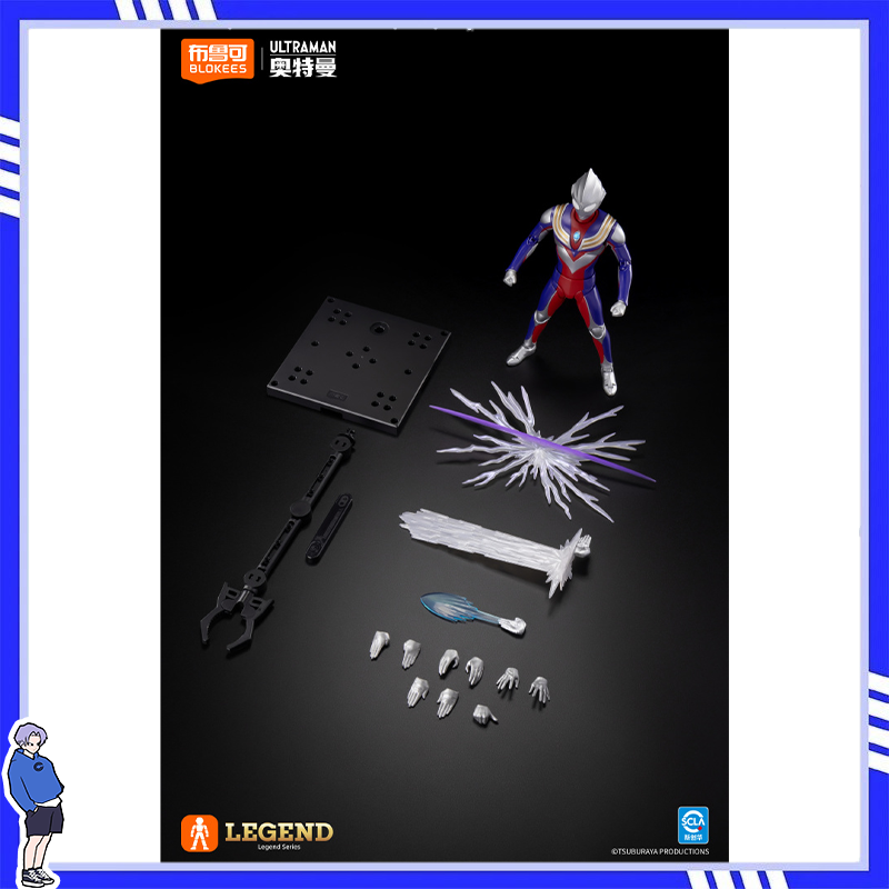 Model Kit Ultraman Tiga - ชุดของเล่นประกอบโมเดลอัลตร้าแมน ทีก้า รุ่นตำนาน นิว บล็อกกี้ส์ ของตกแต่งสร้างสรรค์สำหรับเด็ก