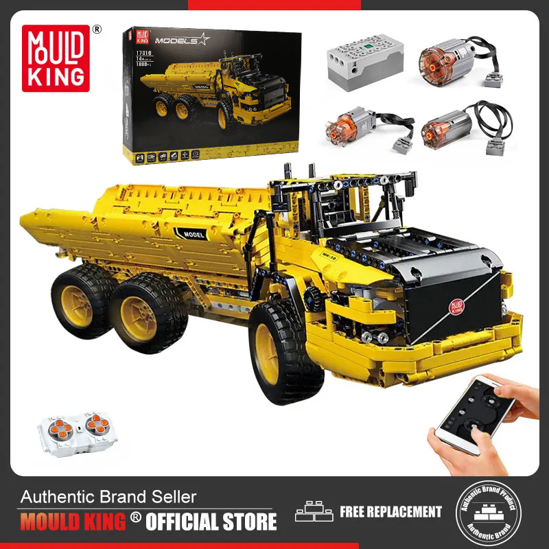 Plastic Model Paint - Mold KING 17010การวิเคราะห์รถวิศวกรรมยานพาหนะของเล่น APP RC รถบรรทุกชุดบล็อก