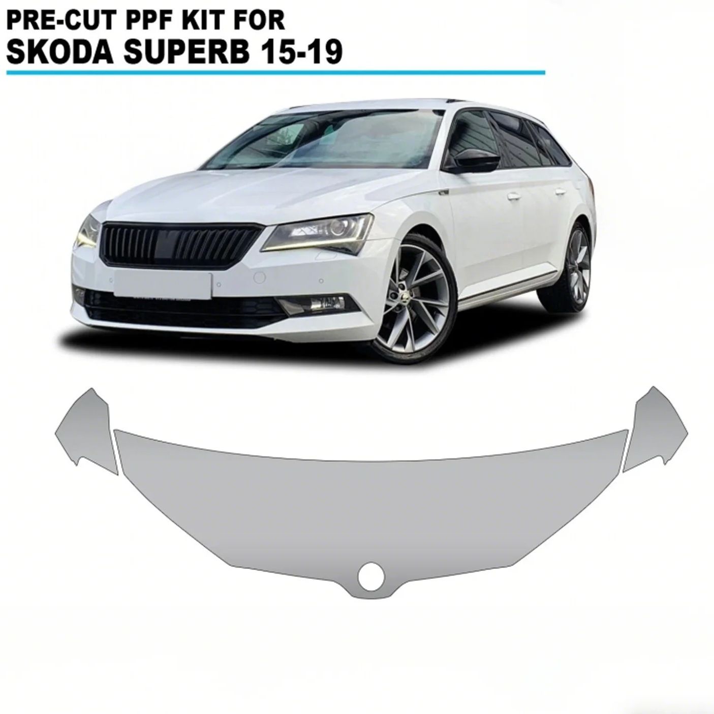 Paint Model Kit - ฟิล์มกันรอยสีรถยนต์ TPU 8.5 มิล สำหรับ Skoda