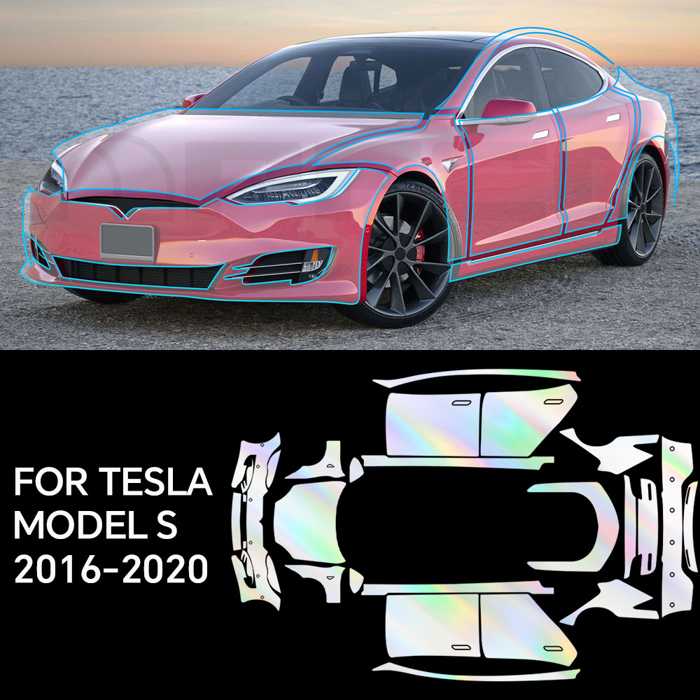 Paint Model Kit - ฟิล์มกันรอย TPU สำหรับรถยนต์เทสล่า รุ่น S ปี