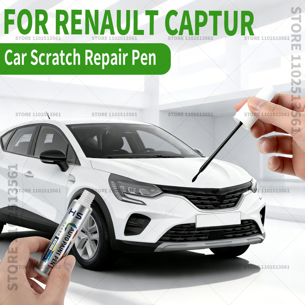 Paint Model Kit - ปากกาซ่อมสีรถยนต์ แก้รอยขีดข่วน DIY อุปกรณ์ตกแต่งรถยนต์ สำหรับ RENAULT