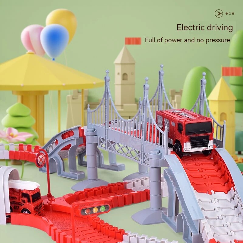 Fire Engine TRACK ประกอบรถวิศว - Model Kit Train บทวิจารณ์และราคา