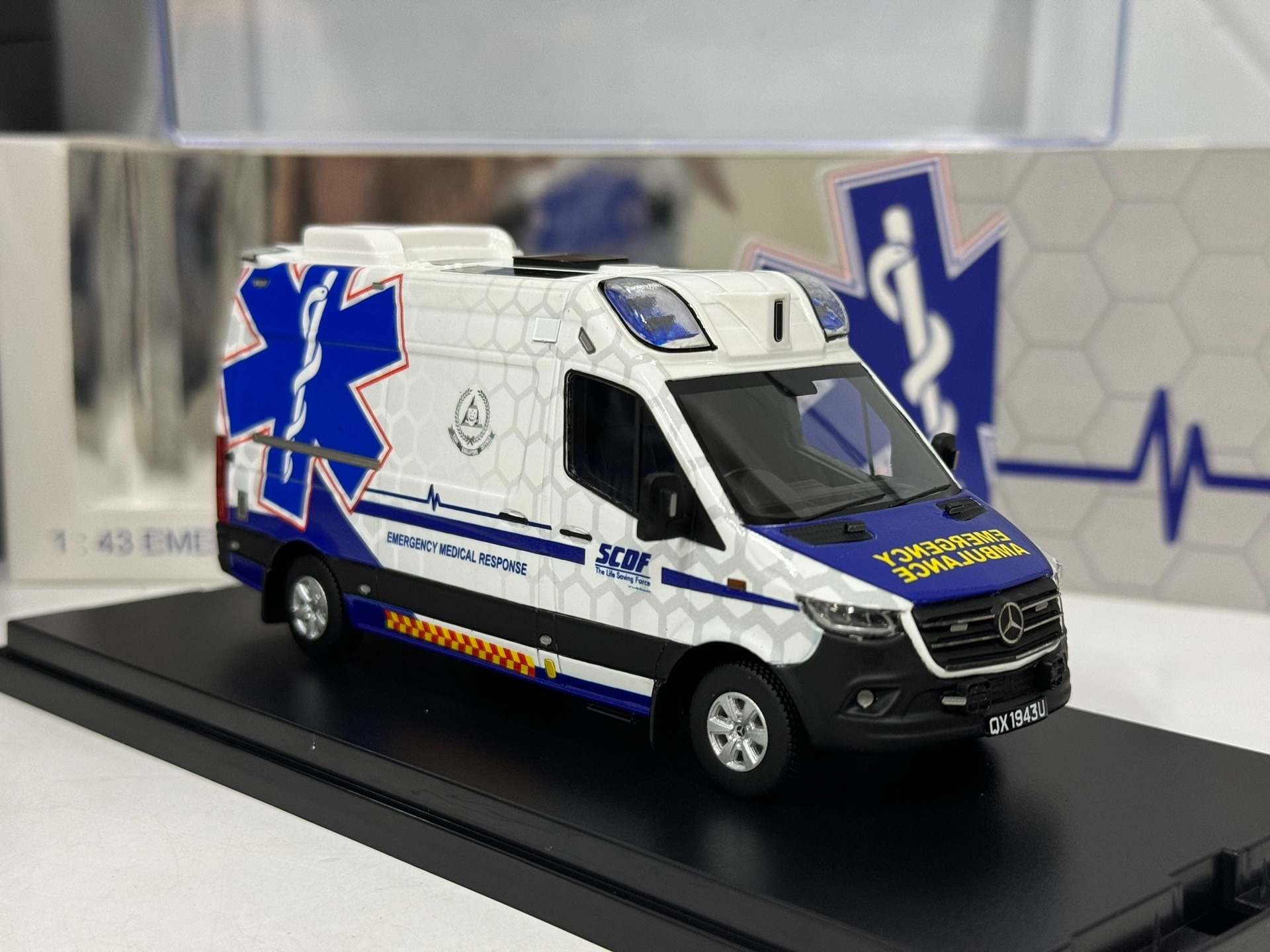 โมเดลรถพยาบาลสิงคโปร์ SCDF รุ่ - Model Kit Singapore บทวิจารณ์และราคา