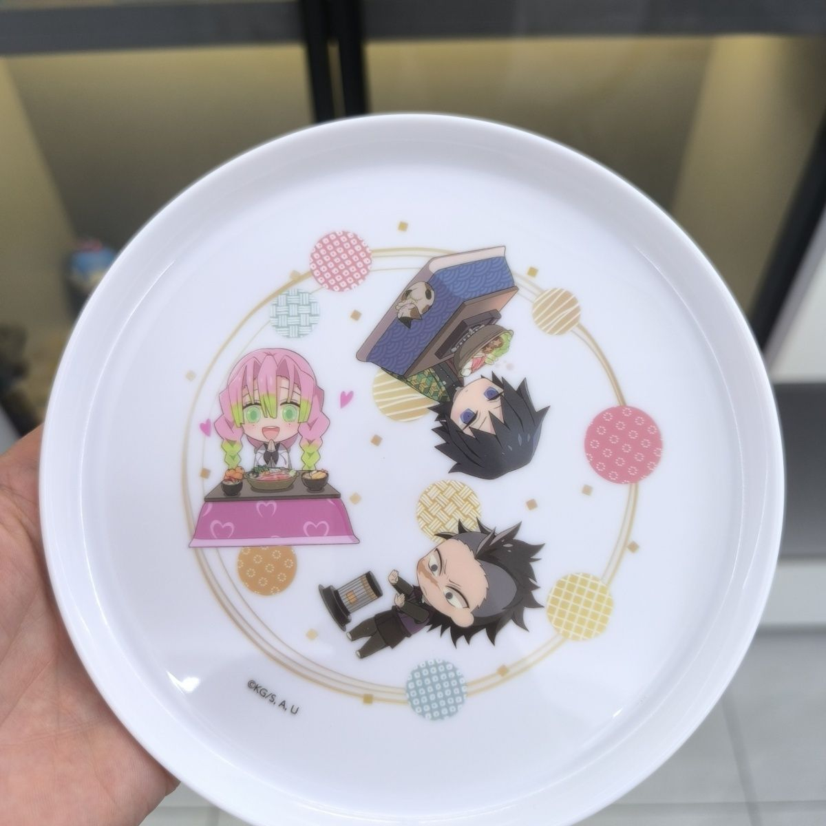 จานกลมเรซิ่น Demon Slayer - คา - Model Kitchen Set Pvc บทวิจารณ์และราคา