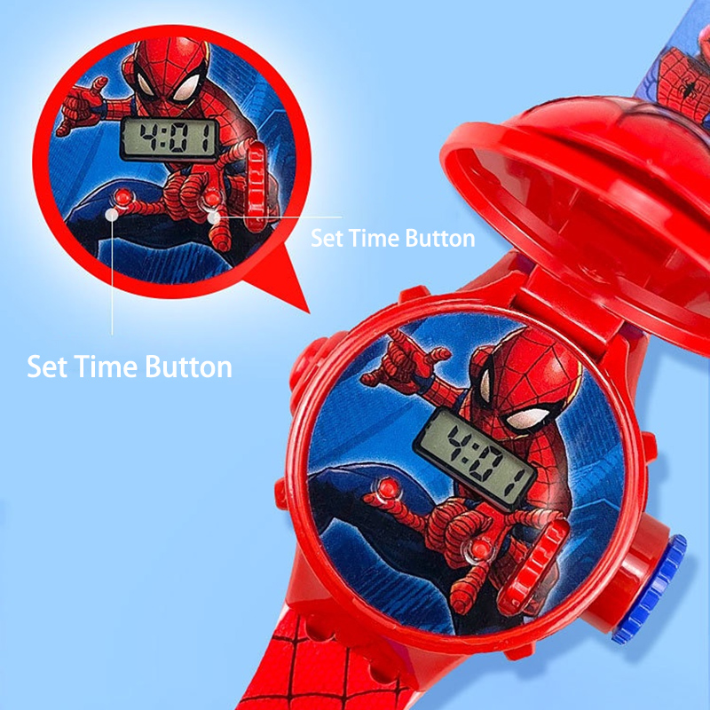 นาฬิกาเด็กฉายภาพ 3 มิติ ลายสไป - Model Kit Spiderman บทวิจารณ์และราคา
