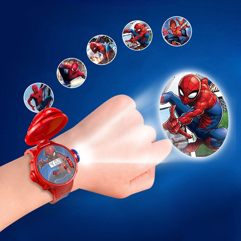 นาฬิกาเด็กฉายภาพ 3 มิติ ลายสไป - Model Kit Spiderman บทวิจารณ์และราคา