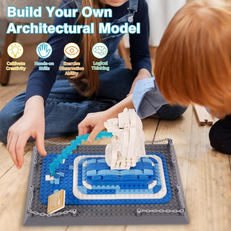 ชุดประกอบโมเดลรูปปั้นมังกรสิงค - Model Kit Singapore บทวิจารณ์และราคา