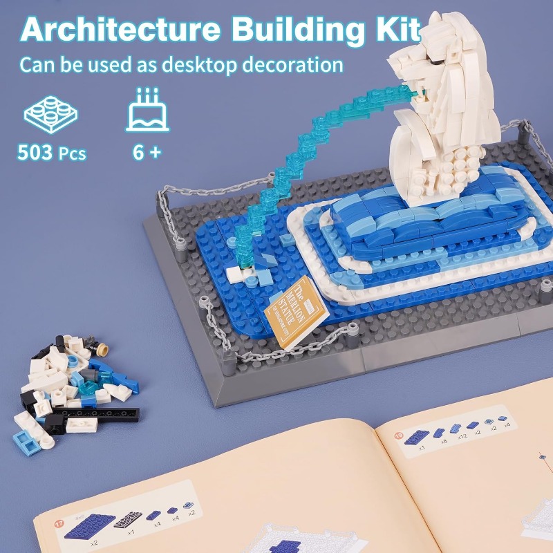 ชุดประกอบโมเดลรูปปั้นมังกรสิงค - Model Kit Singapore บทวิจารณ์และราคา