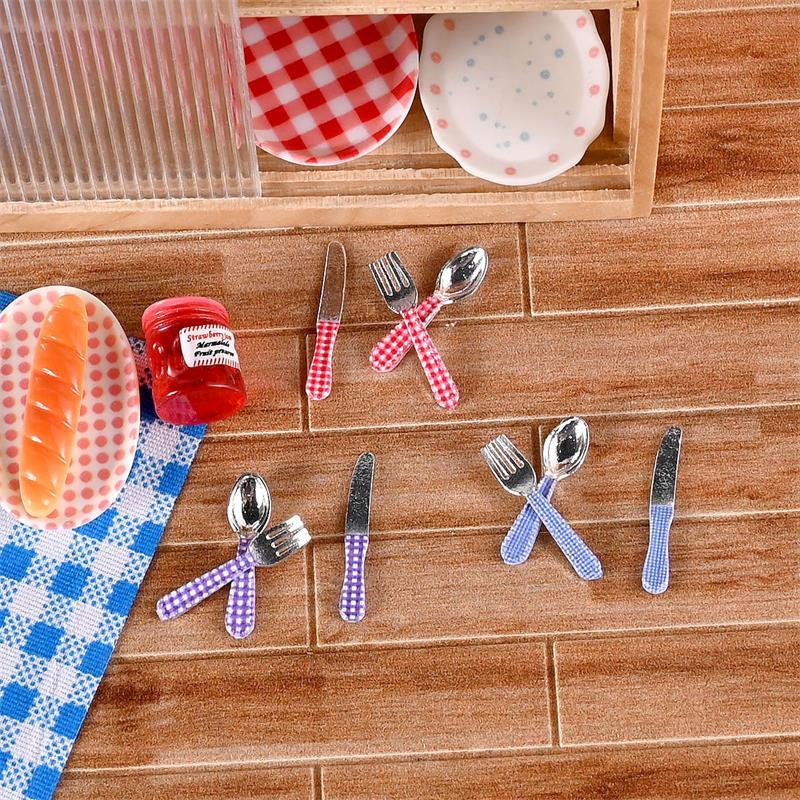 3 ชุด Dollhouse Miniature KITC - Model Kitchen Set บทวิจารณ์และราคา