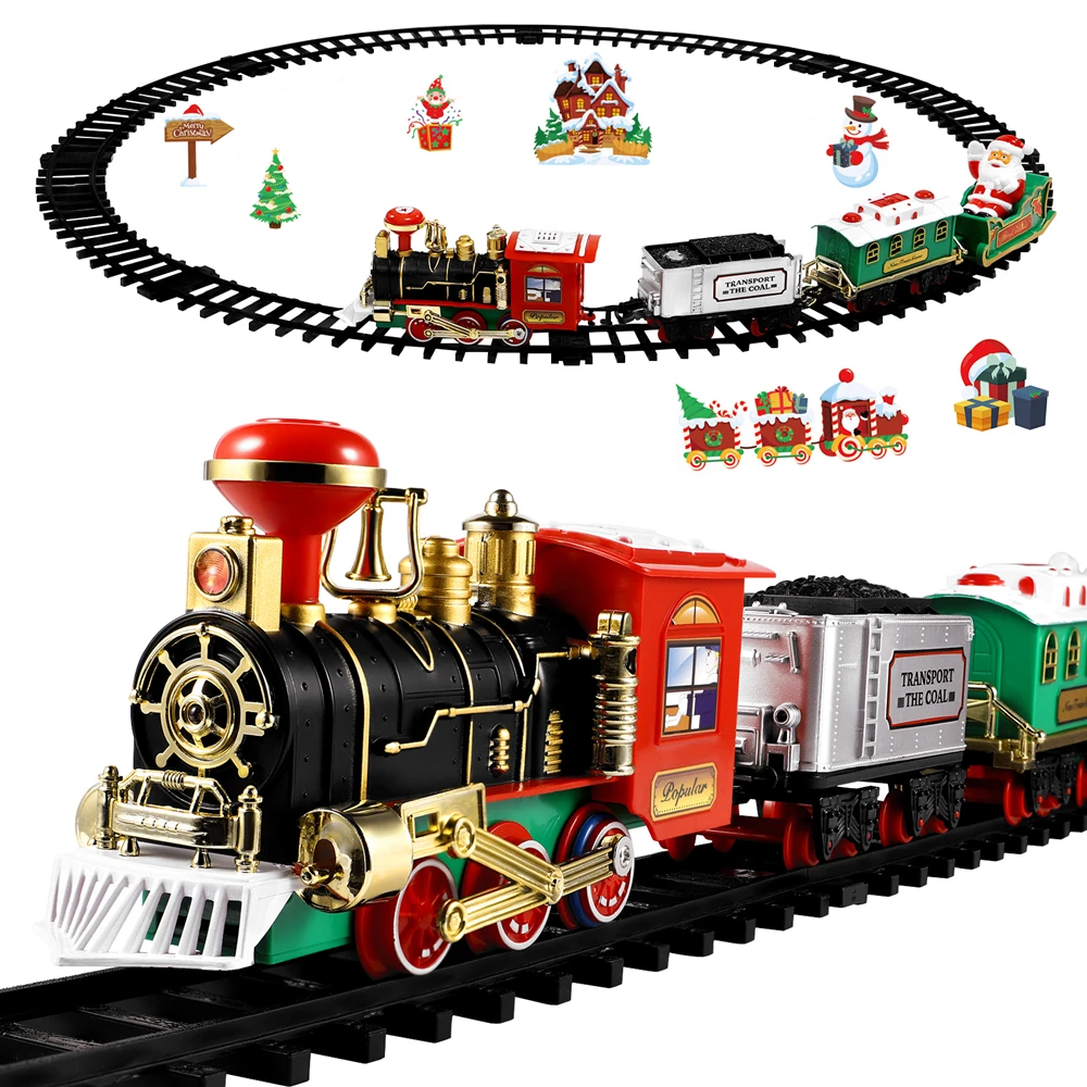 คริสต์มาสชุดรถไฟเทศกาล MINI Lo - Model Kit Train บทวิจารณ์และราคา