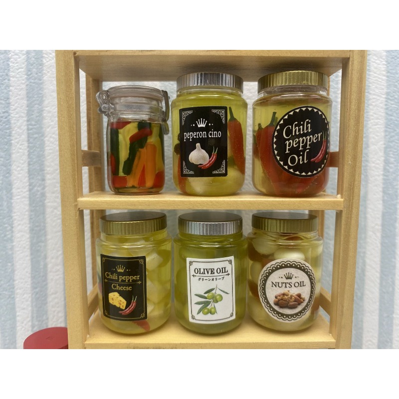 อาหารดองแกชาปอง ชุดขวดอาหารจิ๋ - Model Kitchen Set Pvc บทวิจารณ์และราคา