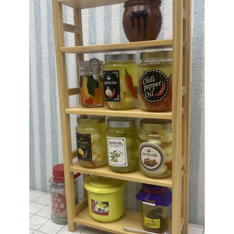 อาหารดองแกชาปอง ชุดขวดอาหารจิ๋ - Model Kitchen Set Pvc บทวิจารณ์และราคา