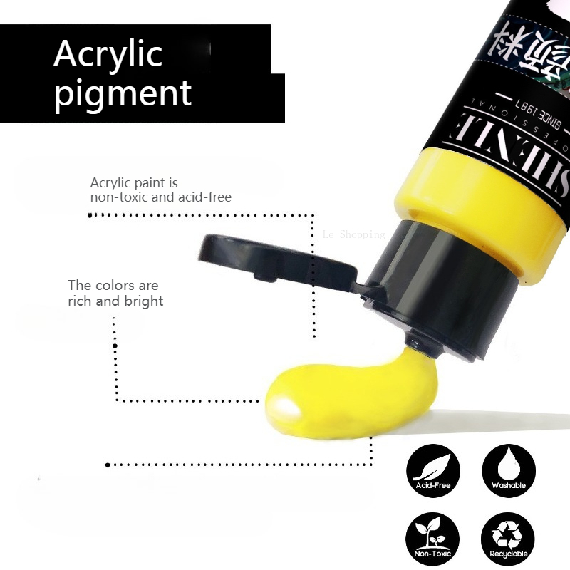 สีอะคริลิคแบบด้าน 60 มล. 24 สี - Plastic Model Paint บทวิจารณ์และราคา