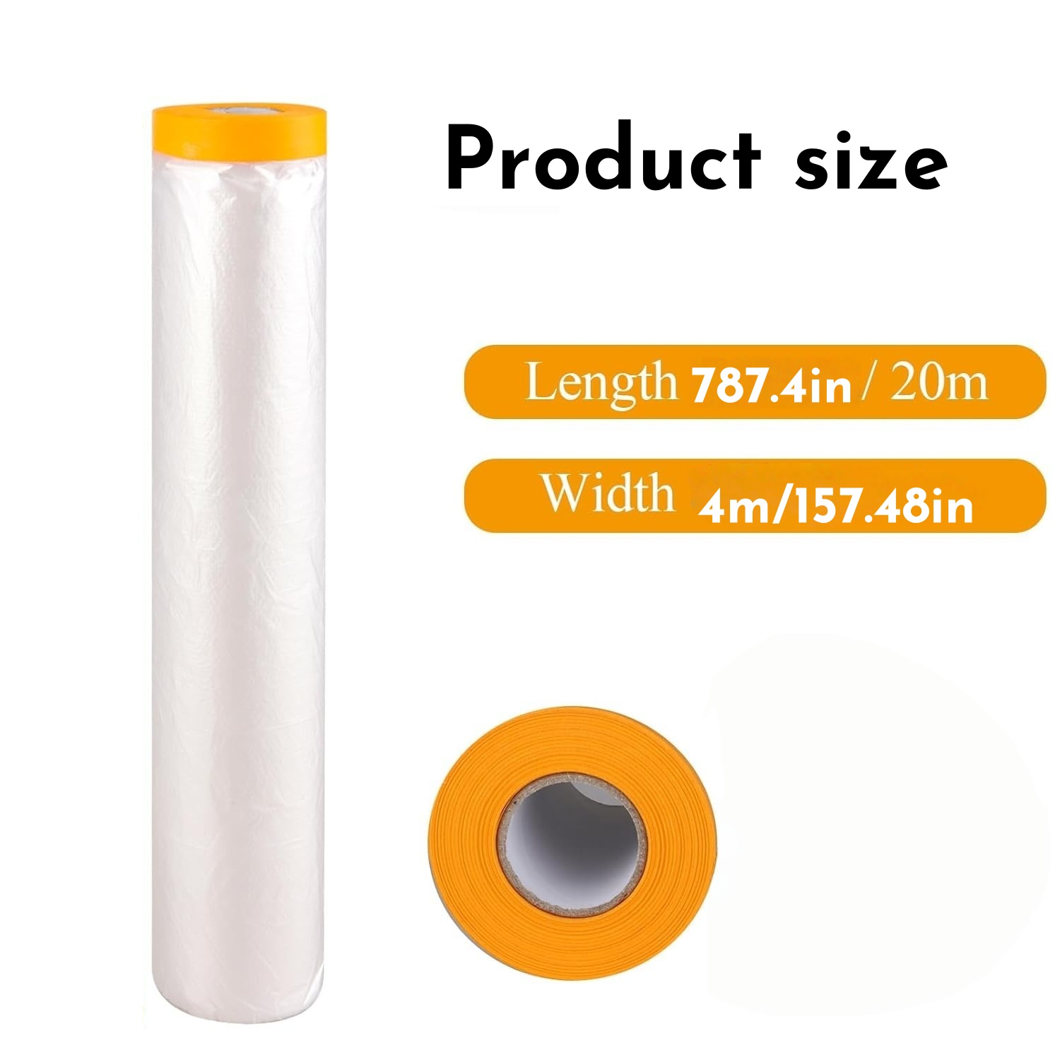 1 ม้วน 4x20m เทปและผ้าม่าน,Pre - Plastic Model Paint บทวิจารณ์และราคา