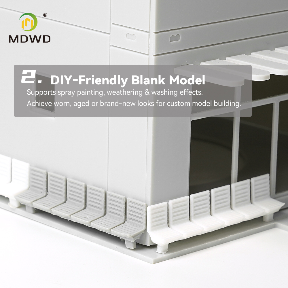 โมเดลม้านั่งสาธารณะขนาด HO 1:8 - Model Kit Train บทวิจารณ์และราคา