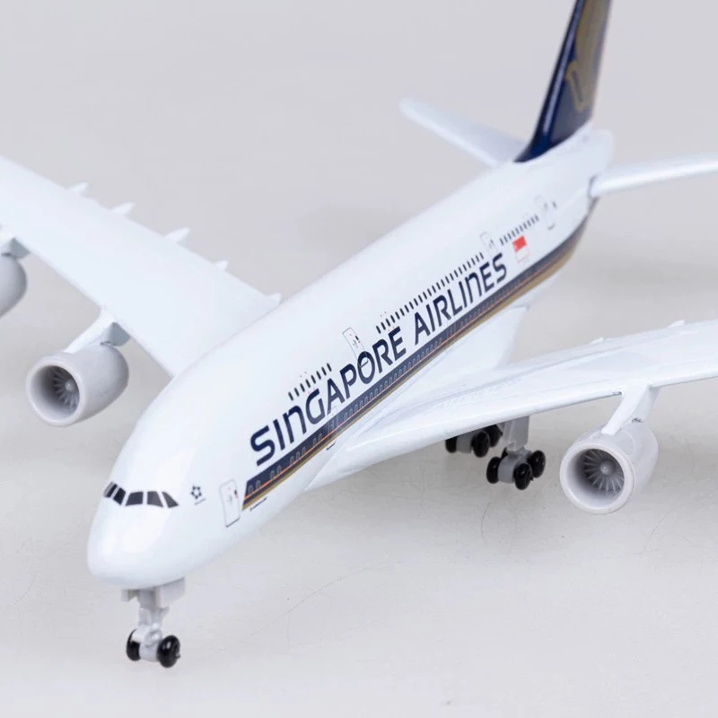 20ซม.โลหะเครื่องบินรุ่นA380 Si - Model Kit Singapore บทวิจารณ์และราคา