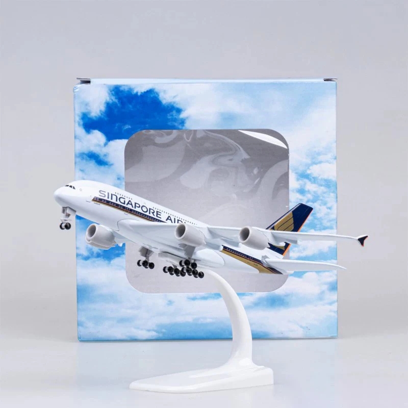 20ซม.โลหะเครื่องบินรุ่นA380 Si - Model Kit Singapore บทวิจารณ์และราคา